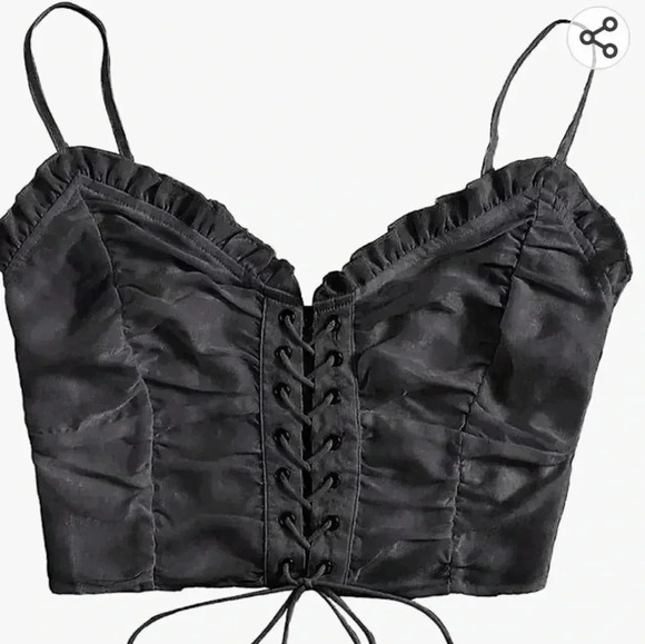 Lace up Cami. Xsmall - Picture 1 of 5